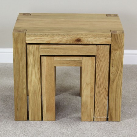 ChunKy Oak : Bộ Đôn Gỗ Sồi - 03 Món